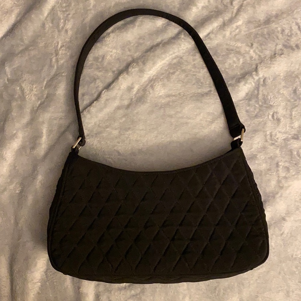 Vera Bradley quilted purse. Black.